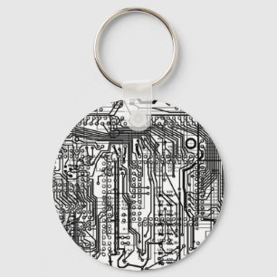 circuitry chain keychain