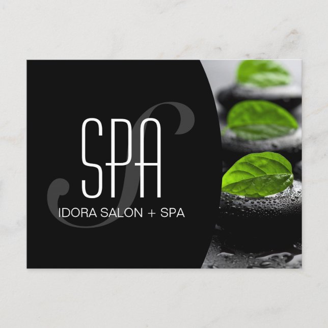 Circulaire personnalisable de salon et de carte po (Devant)