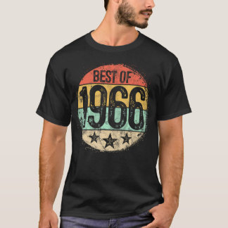 Circular Best Of 1966 58 Year Old 58Th Birthday T-Shirt