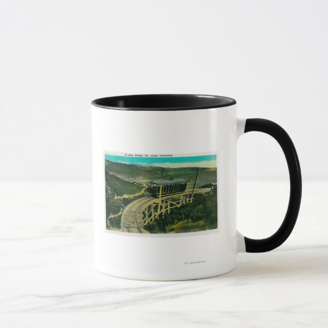 Circular Bridge, Mt. LoweMt. Lowe, CA Mug (Right)