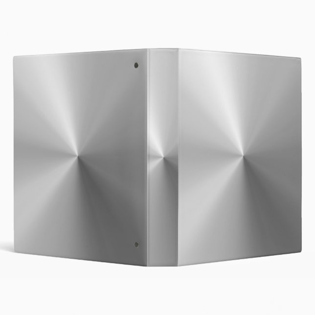 Circular Brushed Aluminum (faux) Textured Binder (Background)