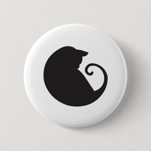 Circular Cat Button (Front)