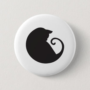 Circular Cat Button