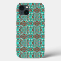 Circular Celestial Concentric Circles Patterned