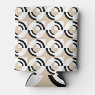 Circular Charm: Abstract Geometric Can Cooler