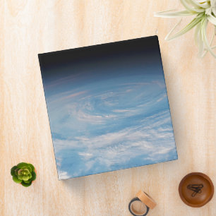 Circular Cloud Formation Over South Pacific Ocean. Binder