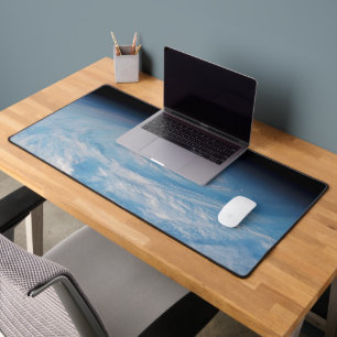 Circular Cloud Formation Over South Pacific Ocean. Desk Mat