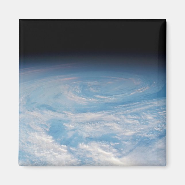 Circular Cloud Formation Over South Pacific Ocean. Magnet (Front)