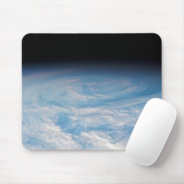 Circular Cloud Formation Over South Pacific Ocean. Mouse Pad (With Mouse)