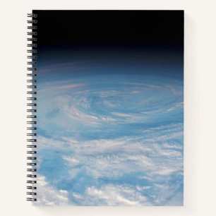 Circular Cloud Formation Over South Pacific Ocean. Notebook
