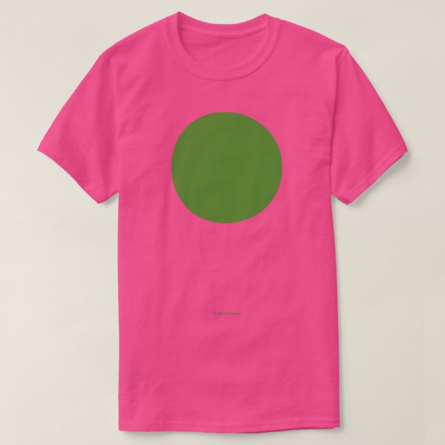 Circular Crayola Maximum Green T-Shirt (Design Front)