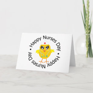 Circular Design Happy Nurses Day Card