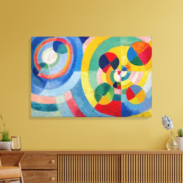 Circular Forms | Robert Delaunay | Canvas Print (Insitu(LivingRoom))