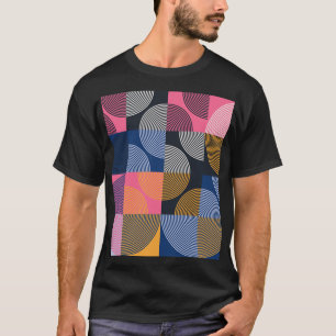 Circular Geometric Vintage Artwork T-Shirt