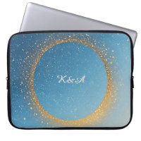 Circular Golden Dust Pattern