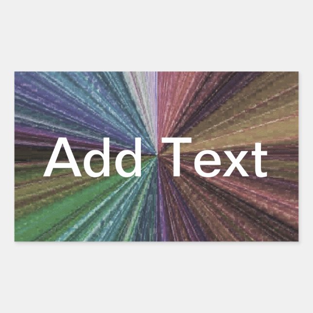 Circular Gradient Earthy Rainbow Sticker (Front)