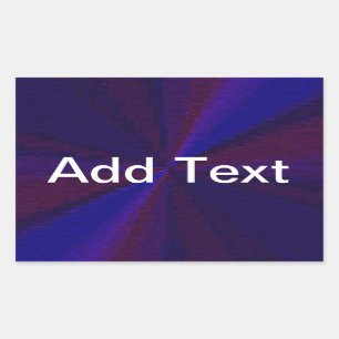 Circular Gradient Patchwork Blue to Purple Sticker