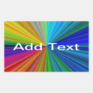 Circular Gradient Rainbow Sticker