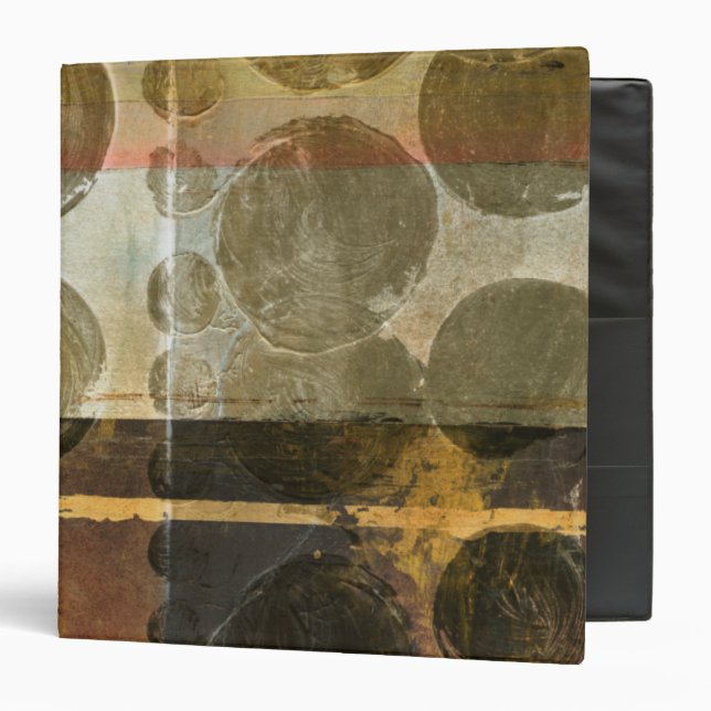 Circular Green Droplets Binder (Front/Inside)