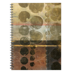 Circular Green Droplets Notebook