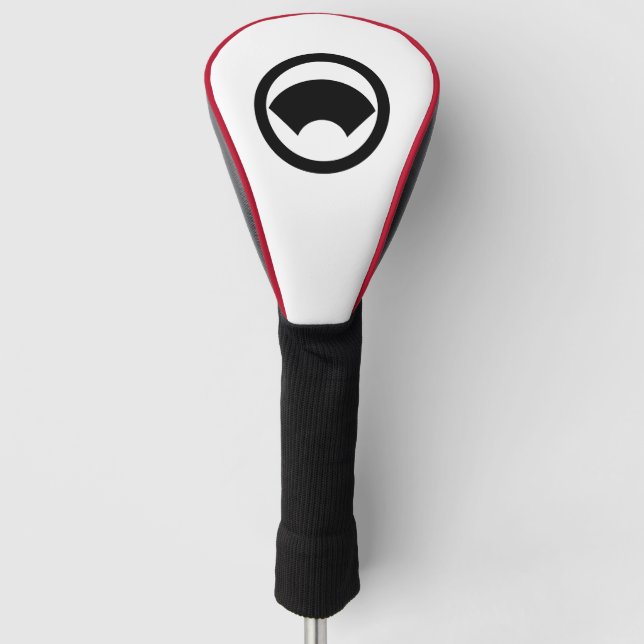 CIRCULAR GROUND PAPER GOLF HEAD COVER (Front)