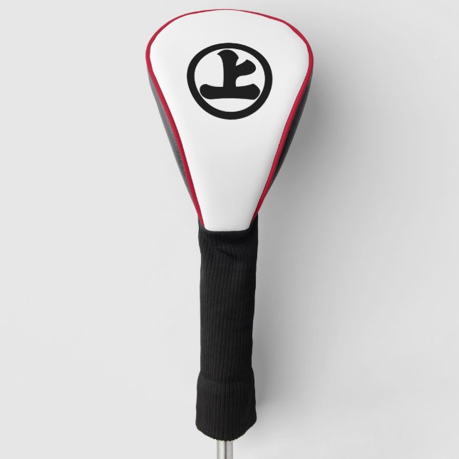 CIRCULAR HEAD COVER FOR GOLF HEAD (Front)