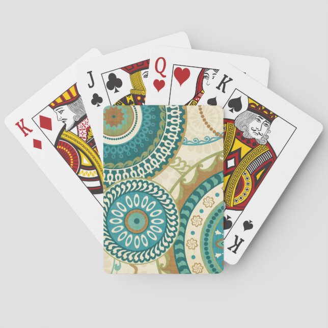 Circular Patterns Playing Cards (Back)