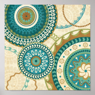 Circular Patterns Poster