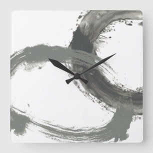 Circular Reaction Square Wall Clock