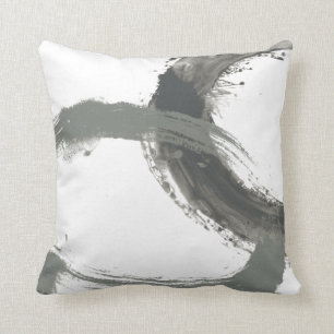 Circular Reaction Throw Pillow