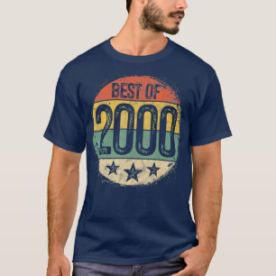 Circular Retro Best of 2000 20th Birthday Gift T-Shirt