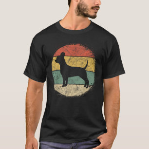Circular Retro Chihuahua Owner Gift Chi chi Parent T-Shirt