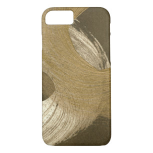 Circular Sandstorm in Tan and Dark Brown iPhone 8/7 Case