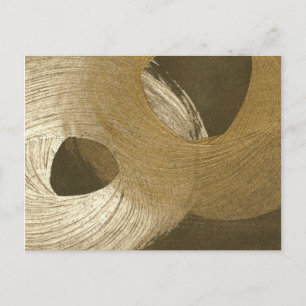Circular Sandstorm in Tan and Dark Brown Postcard