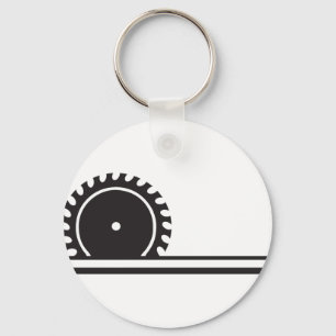 Circular saw blade keychain