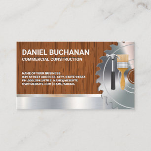 Circular Saw   Hardware Hammer Brush Business Card