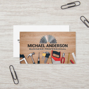 Circular Saw Hardware Tools Business Card