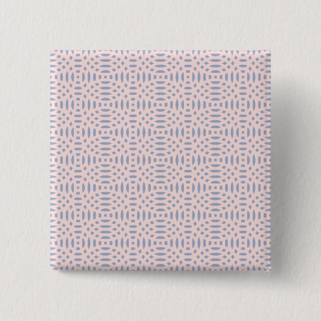 circular shapes seamless pattern 2 inch square button (Front)