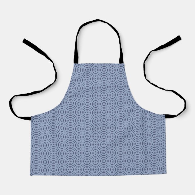 circular shapes seamless pattern apron (Front)