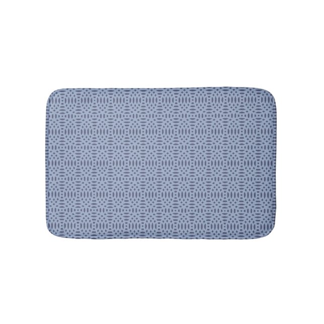 circular shapes seamless pattern bath mat (Front)