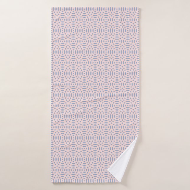 circular shapes seamless pattern bath towel (Bath Towel)
