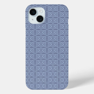circular shapes seamless pattern iPhone 15 mini case