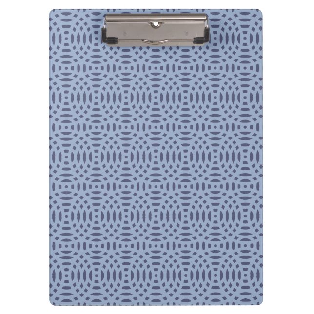 circular shapes seamless pattern clipboard (Front)