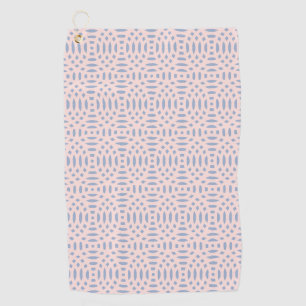 circular shapes seamless pattern golf towel