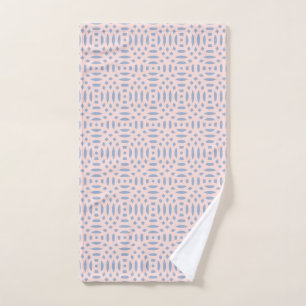 circular shapes seamless pattern hand towel