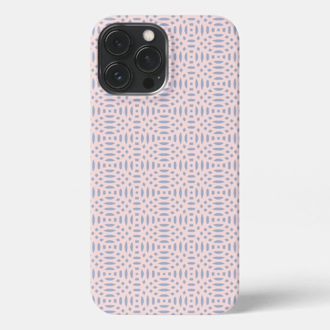 circular shapes seamless pattern iPhone case (Back)