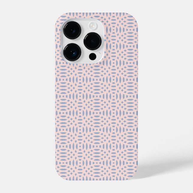 circular shapes seamless pattern iPhone case (Back)