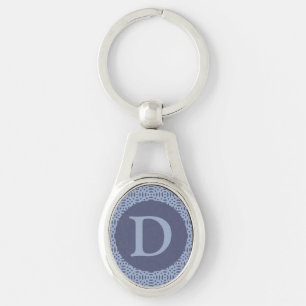 circular shapes seamless pattern keychain