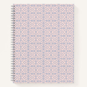 circular shapes seamless pattern notebook