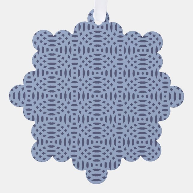 circular shapes seamless pattern ornament card (Front)